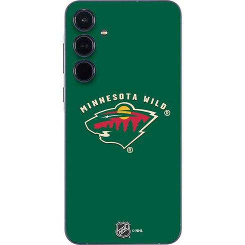 NHL Minnesota Wild Solid Background Galaxy A35 5G Skin